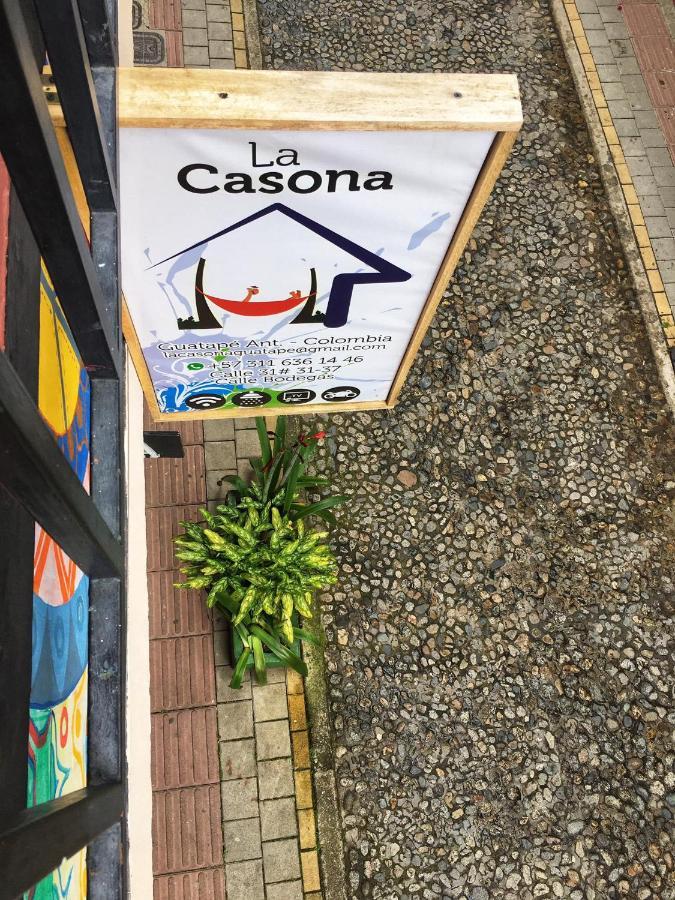 La Casona Hostel Guatapé Zewnętrze zdjęcie