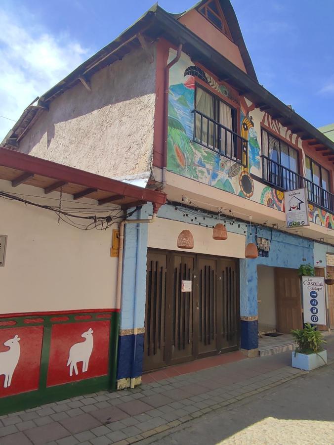 La Casona Hostel Guatapé Zewnętrze zdjęcie